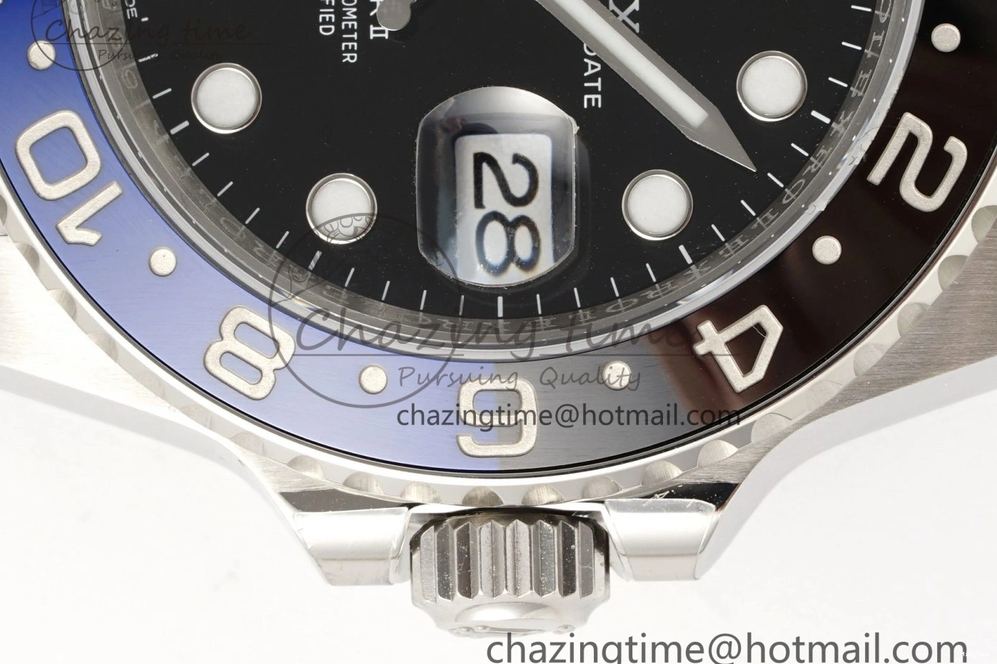 MiroTime 0419 GMT Master II 126710 BLNR Batman 904L SS C+F 1:1 Best Edition Black Dial on Jubilee Bracelet SH3285 CHS BestValue 1956